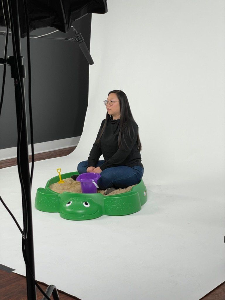 Behind the scenes filming SandBox Union first commercial - Rochester software company branding